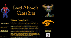 Desktop Screenshot of lordalford.com
