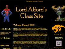 Tablet Screenshot of lordalford.com